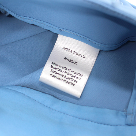 Veronica Beard Jaya Crop Pants NEW Lake Blue Pintuck Stretch Crop Trousers 4 - Picture 7 of 7